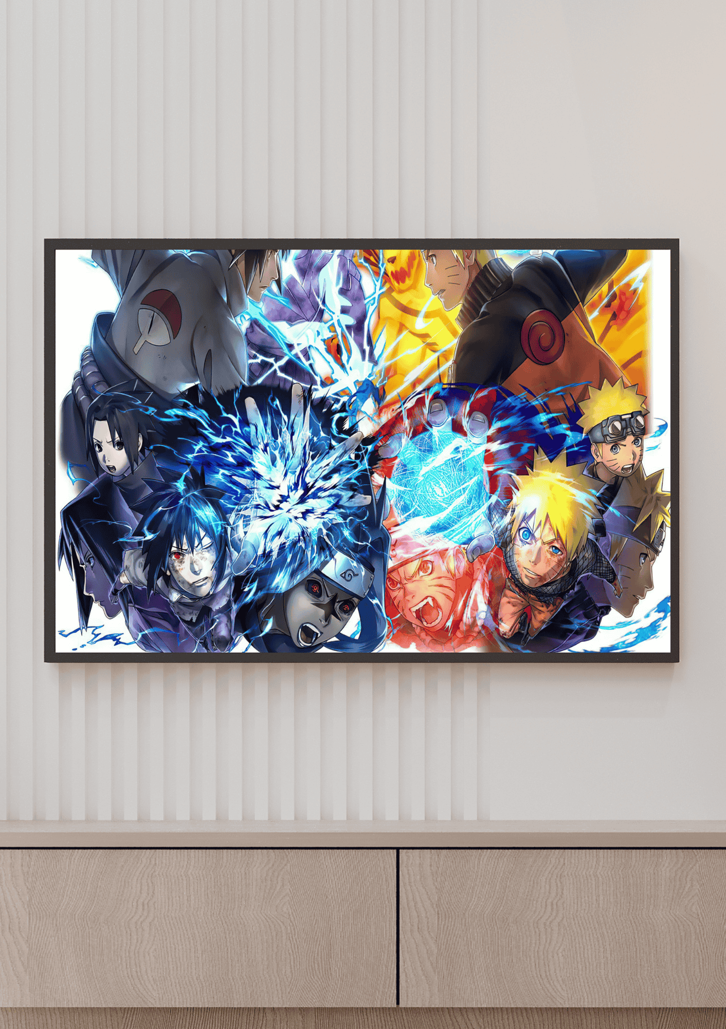 Naruto And Sasuke Fight || Naruto Poster