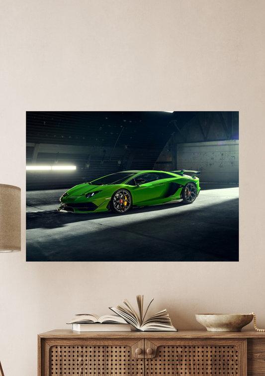 Lamborghini Aventador SVJ || Cars Poster