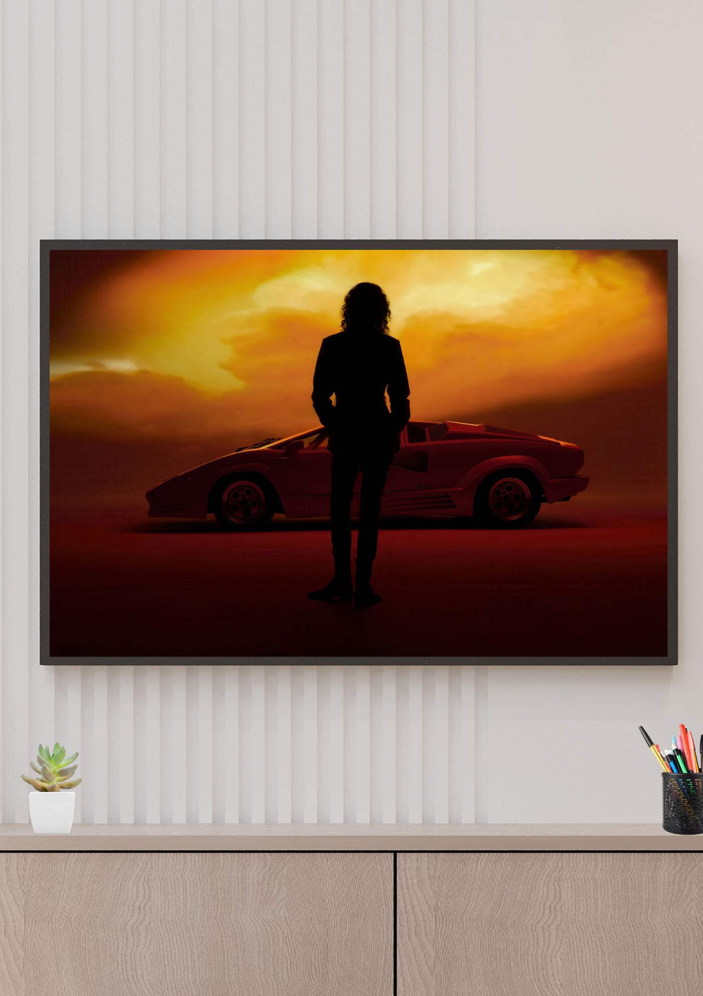  Lamborghini Countach  || Cars Poster