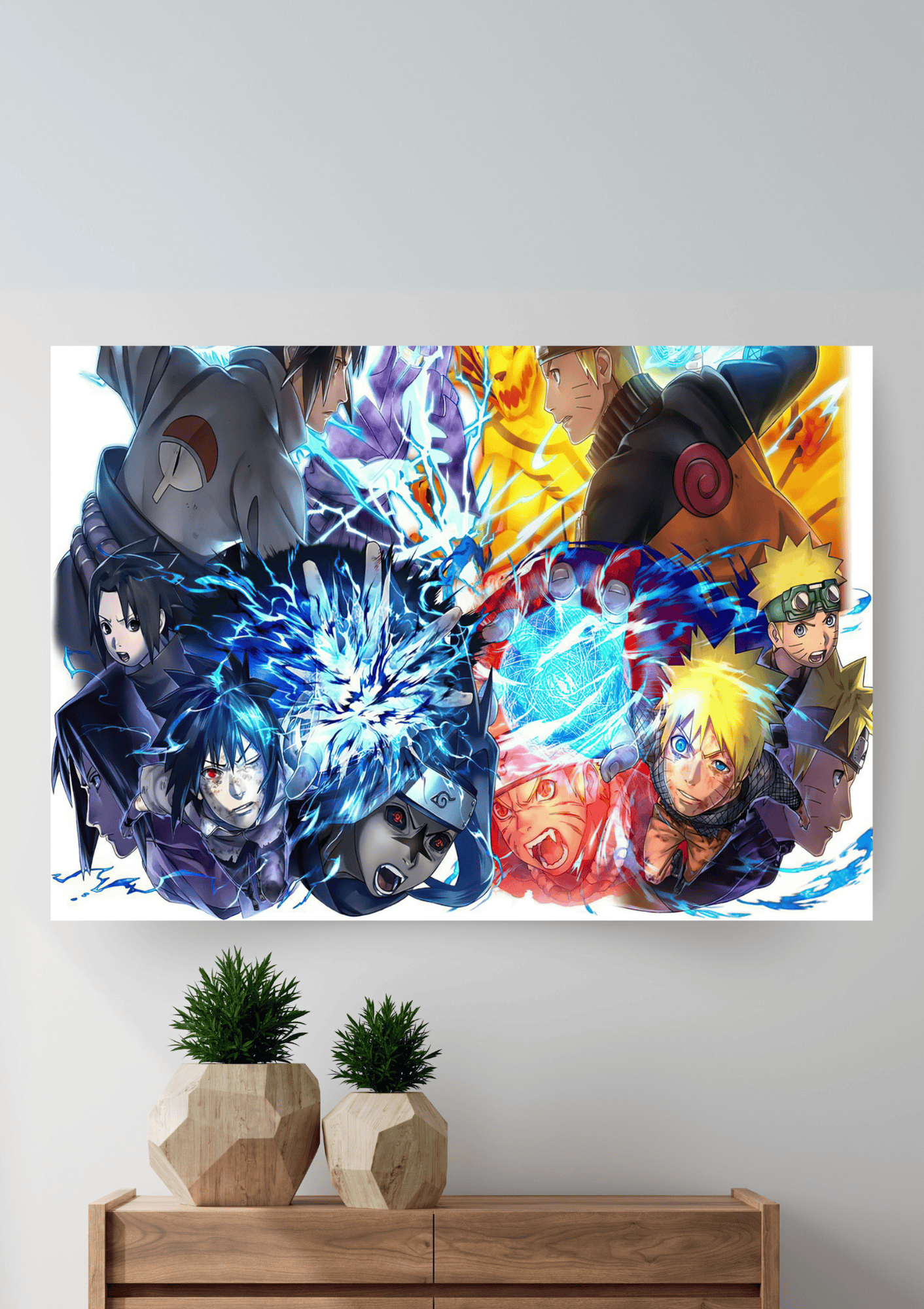 Naruto And Sasuke Fight || Naruto Poster